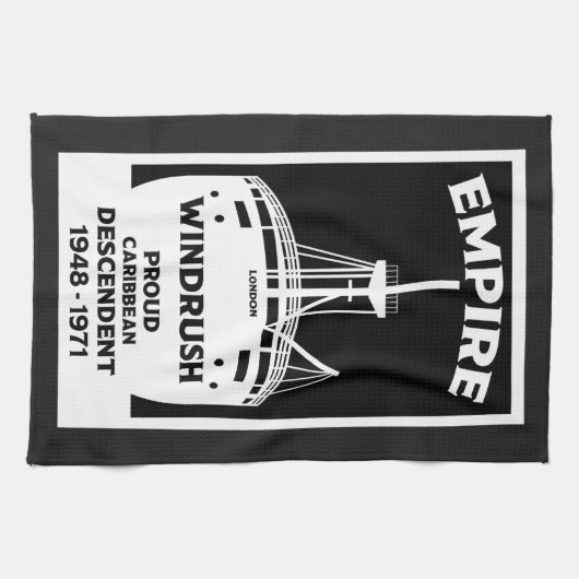 Generation Windrush-T - Shirt Geschirrtuch (Horizontal)