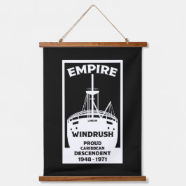 Generation Windrush Wandteppich Mit Holzrahmen