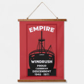 Generation Windrush Wandteppich Mit Holzrahmen (Vorderseite)