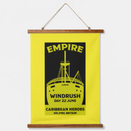 Generation Windrush Wandteppich Mit Holzrahmen