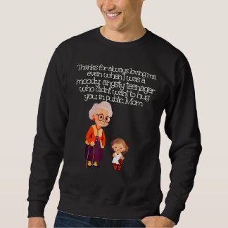 Generation with Granny and Kid Happy Mother s Day Sweatshirt
