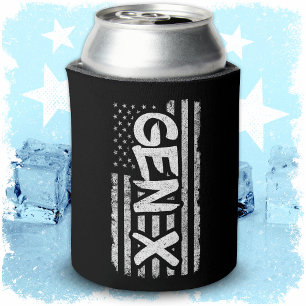 Generation X - Amerikanische Flagge - Proud Gen Xe Dosenkühler