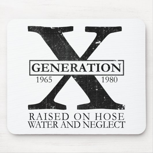 Generation X - Auf Schlauchwasser aufgezogen und v Mousepad (Vorne)