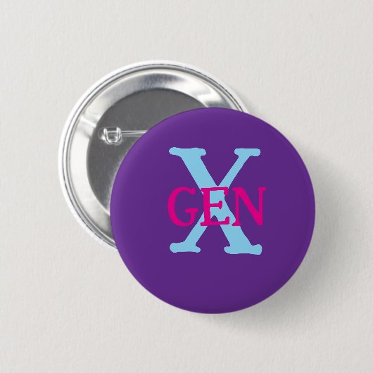 Generation X Button (Vorne & Hinten)