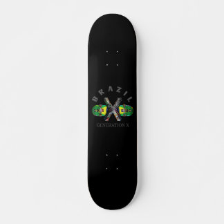 Generation X der 1980er Jahre brasilianisches Skat Skateboard