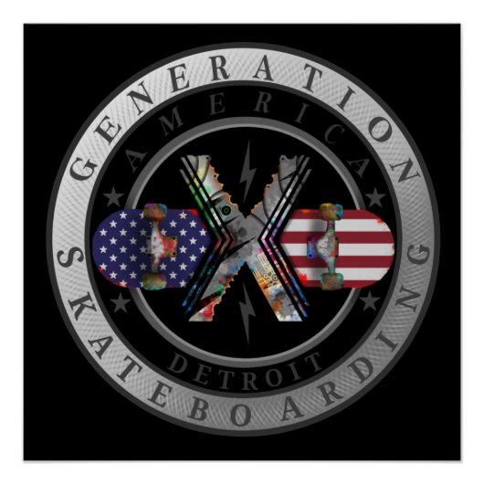 Generation X Detroit Poster (Vorderseite)