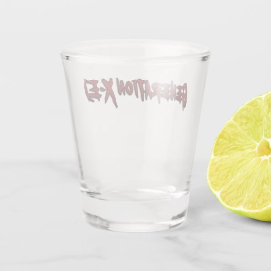 Generation X-ED-Shot-Glas Schnapsglas (Rückseite)