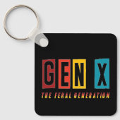 Generation X Feral Schlüsselanhänger (Vorderseite)