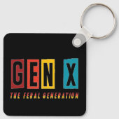Generation X Feral Schlüsselanhänger (Rückseite)