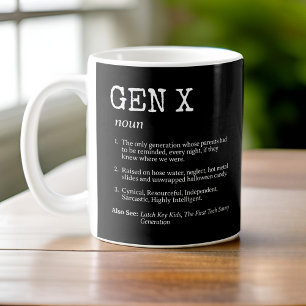 Generation X Funny Definition Kaffeetasse