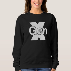 Generation X Gen X 60er 70er 80er Kids Generatione Sweatshirt