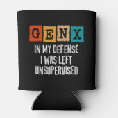 Generation X Gen X in meiner Verteidigung Verließ Dosenkühler (Rückseite)