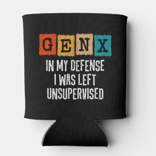 Generation X Gen X in meiner Verteidigung Verließ Dosenkühler (Rückseite)