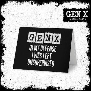 Generation X Gen X in meiner Verteidigung Verließ Karte