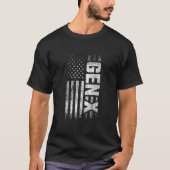 Generation X Gen Xer Gen X American Flag Gen X T-Shirt (Vorderseite)