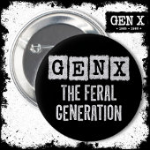 Generation X Gen Xer Gen X Die Generation der Fers Button