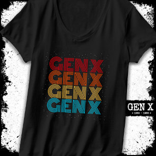 Generation X Gen Xer Gen X Retro Vintager 80er Gen T-Shirt