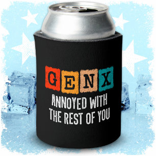 Generation X Gen Xer hat sich über die Erholung vo Dosenkühler