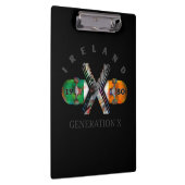 Generation X IrlandSkateboard der 80er Jahre Klemmbrett (Rechts)