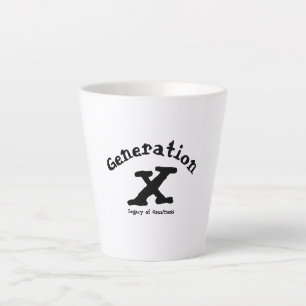 Generation X Latte-Tasse Milchtasse