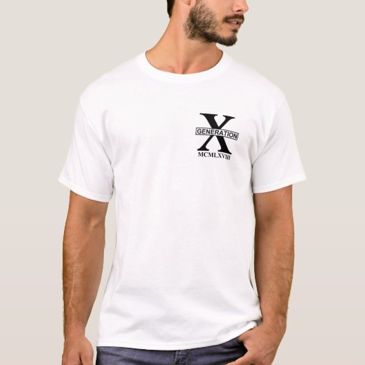 GENERATION X - MCMLXVIII (1968) T-Shirt (Vorderseite)
