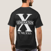 GENERATION X - MCMLXXIX (1979) T-Shirt (Rückseite)