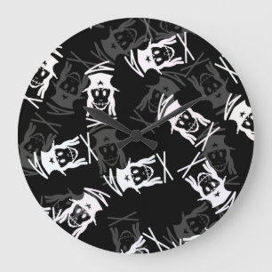 Generation X Pattern Große Wanduhr