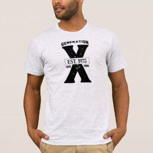Generation X Personalisiertes Jahres T-Shirt