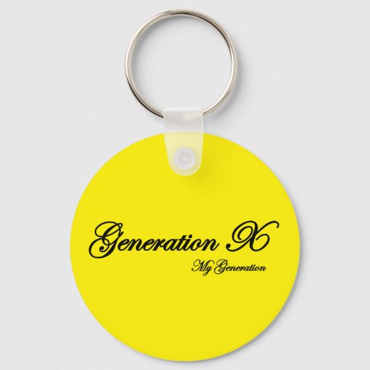 GENERATION X SCHLÜSSELANHÄNGER (Vorderseite)