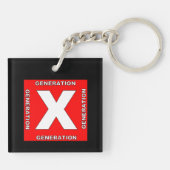 Generation X Schlüsselkette Schlüsselanhänger (Rückseite)