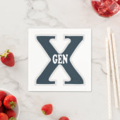 Generation X Serviette (Beispiel)