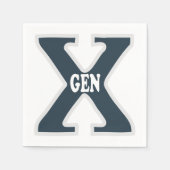 Generation X Serviette (Vorderseite)