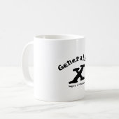 Generation X-Tasse Kaffeetasse (Vorderseite Links)