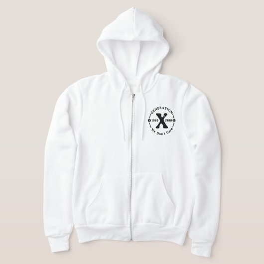 Generation X – the generation- retro Hoodie (Ablage )