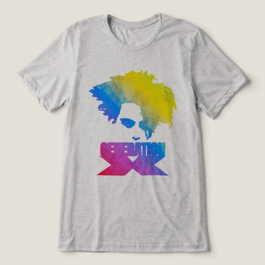 Generation X Tri-Blend Shirt (Design Vorderseite)