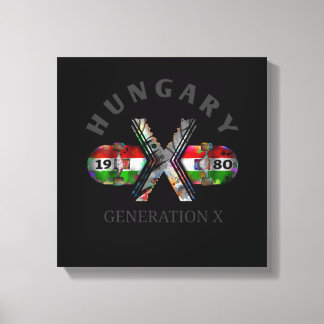 Generation X Ungarn Skateboard 80er Leinwanddruck