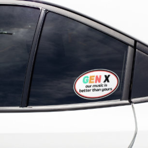 Generation X - Unsere Musik ist besser Aufkleber