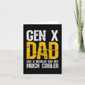 Generation X Vater Gen Xer Vater 60er 70er 80er Va Karte (Vorderseite)