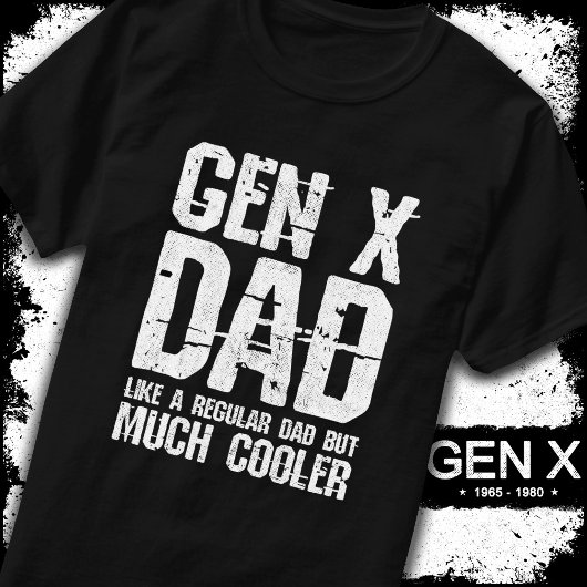 Generation X Vater Gen Xer Vater 60er 70er 80er Va T-Shirt