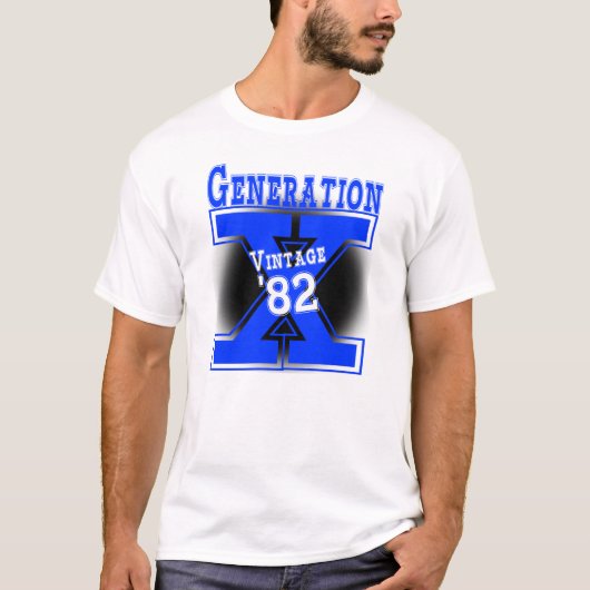 Generation X Vintages 1982 T-Shirt (Vorderseite)