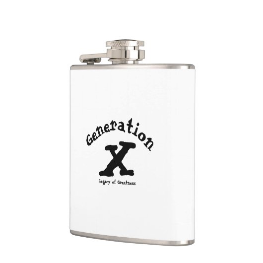 Generation X Vinyl-Wrapper Flachmann (Links)