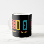 Generation X Wilde Generation Kaffeetasse (Vorderseite Links)