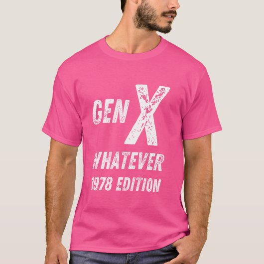 Generation X X 1978 Edition Generation X T-Shirt (Vorderseite)