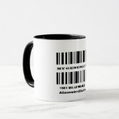 Generation Y BAR CODE-Tasse Tasse (Vorderseite Links)