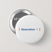 Generation Y Button (Vorne & Hinten)