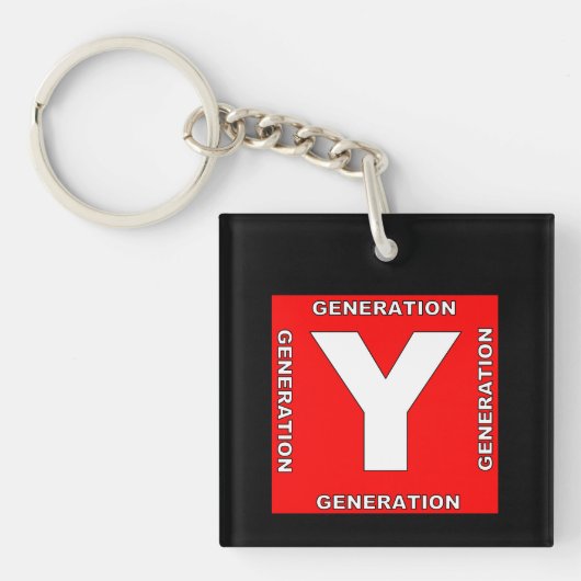 Generation Y Schlüsselkette Schlüsselanhänger (Vorderseite)