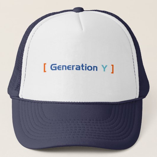Generation Y Truckerkappe (Vorderseite)