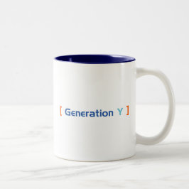 Generation Y Zweifarbige Tasse