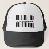 Generation Z BAR CODE Hat Truckerkappe (Vorderseite)