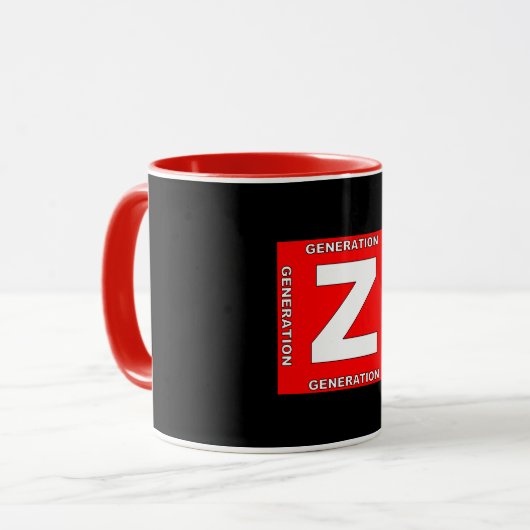 Generation Z Tasse (Vorderseite Links)